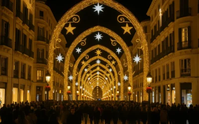 Caminito del Rey: Alumbrado navideño en Málaga capital