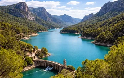 Caminito del Rey: El Pantano del Chorro revive tras las últimas lluvias